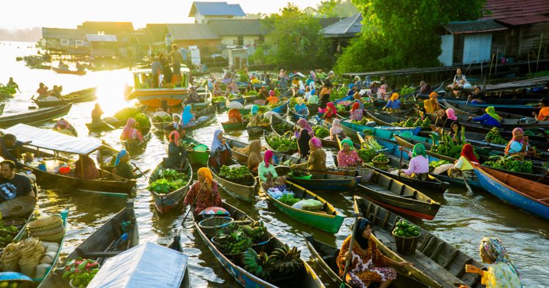 Pasar Terapung Lok Baintan Banjar