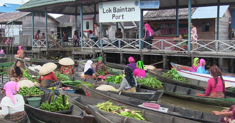 Pasar Terapung, Lok Baintan