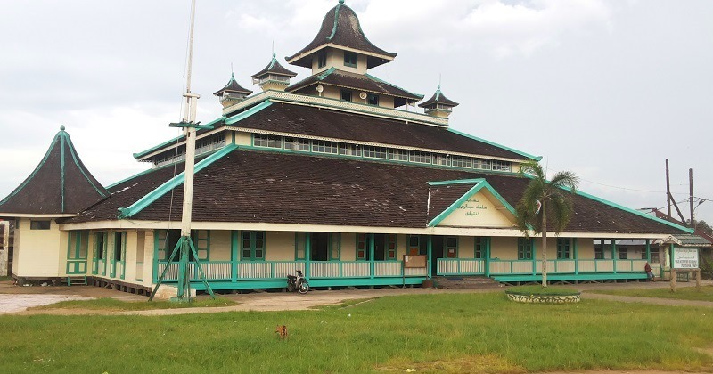 Lokasi Masjid Jami’ Sultan Syarif Abdurrahman