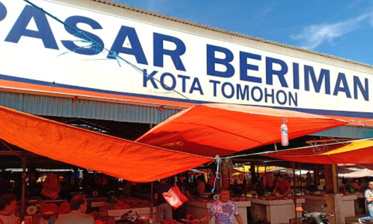 Lokasi Pasar Ekstrem Tomohon